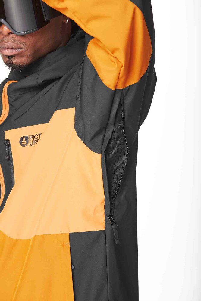 Picture Organic Clothing Nitric Jacket - Black/ Honey Carrot Picture Organic Clothing Nitric Jacket - Black/ Honey Carrot