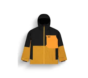 Picture Organic Clothing Men's Nitric Jacket - Black/ Honey Carrot Picture Organic Clothing Men's Nitric Jacket - Black/ Honey Carrot