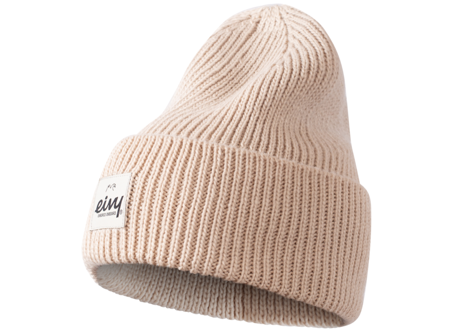 Easter Rib Wool Beanie - Faded Cloud