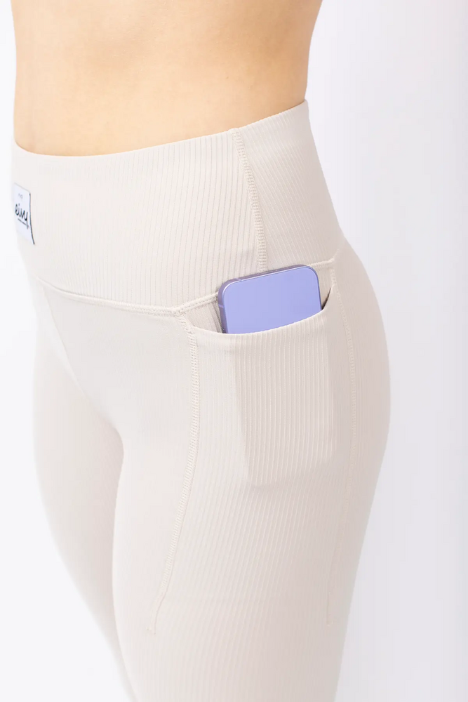 Eivy Pocket Rib Tights - Faded Cloud Eivy Pocket Rib Tights - Faded Cloud