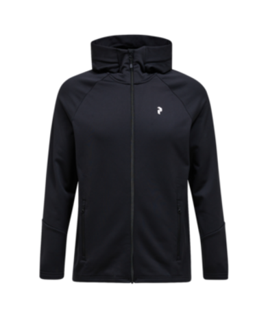 Peak Performance Rider Essentials Zip Hood - Black/Black Peak Performance Rider Essentials Zip Hood - Black/Black
