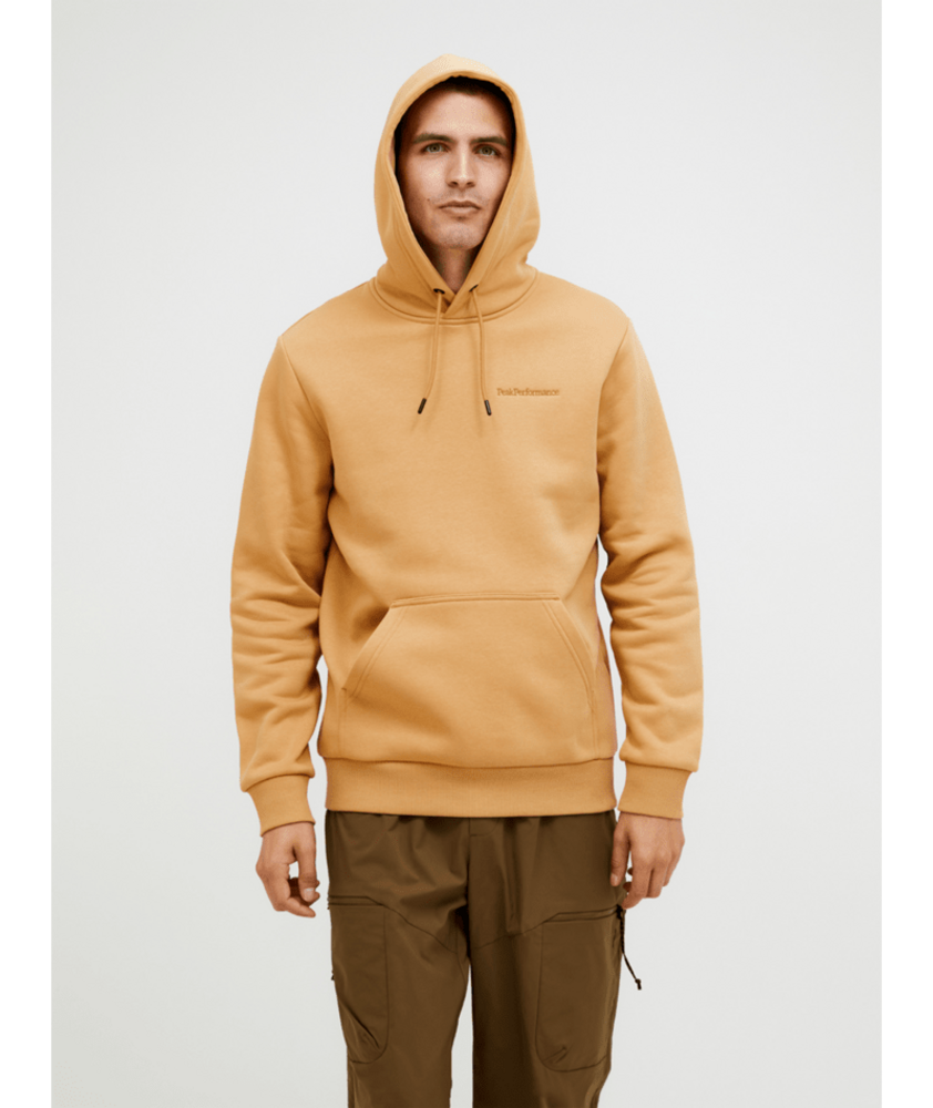 Peak Performance Original Small Logo Hood - Sierra Sand