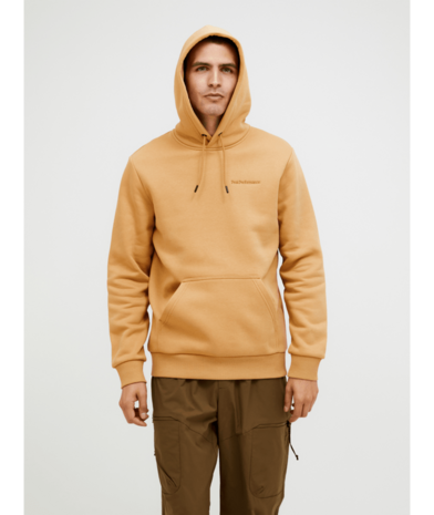 Peak Performance Original Small Logo Hood - Sierra Sand