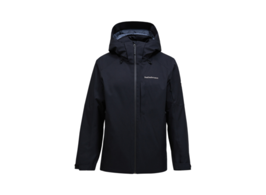 Men's Maroon Insulated Jacket - Black