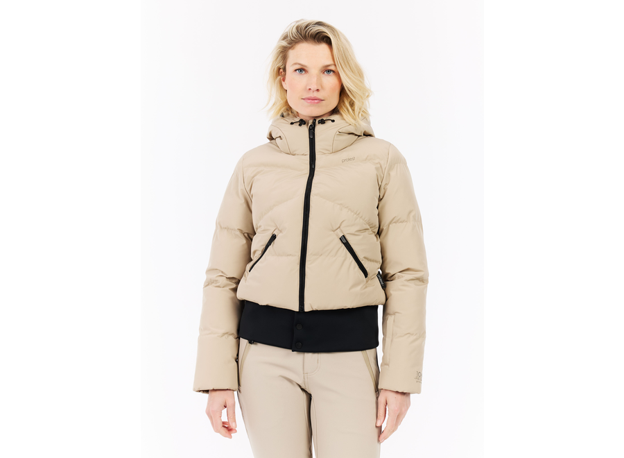 Preppy Snowjacket With Zip-Shift