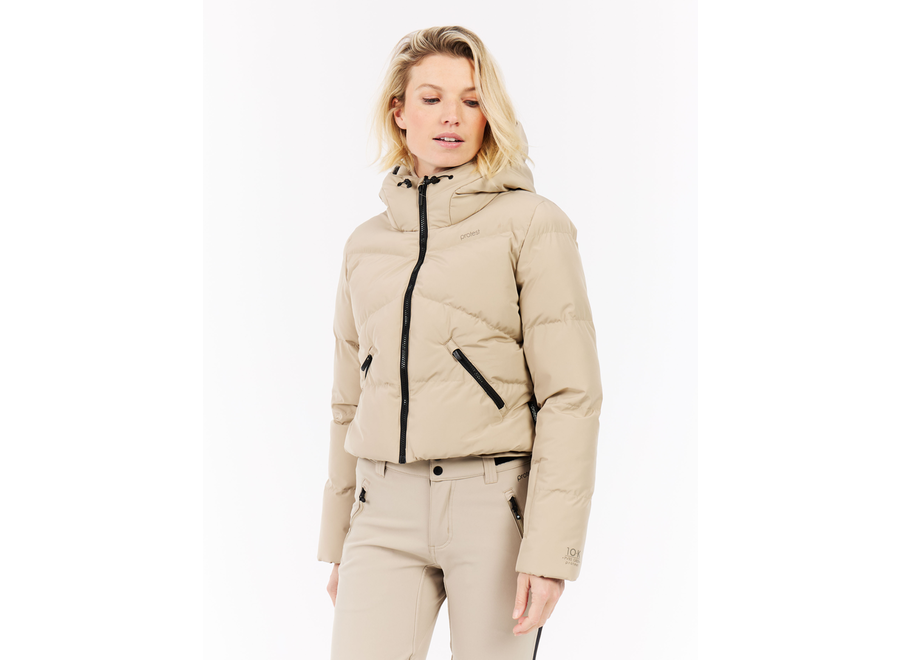 Preppy Snowjacket With Zip-Shift