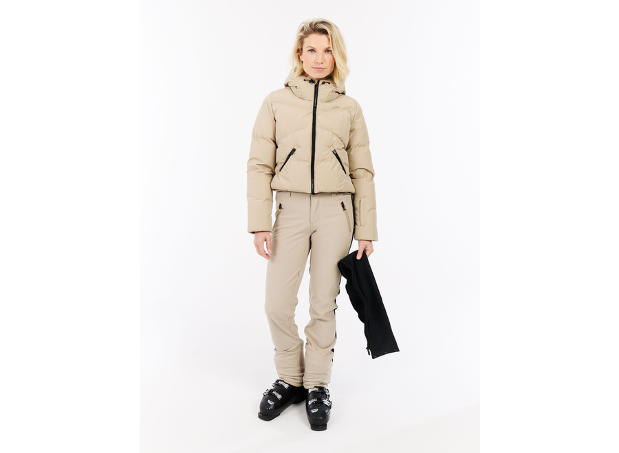 Preppy Snowjacket With Zip-Shift