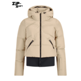 Protest PRT Preppy Snowjacket With Zip-Shift - BambooBeige Protest PRT Preppy Snowjacket With Zip-Shift - BambooBeige