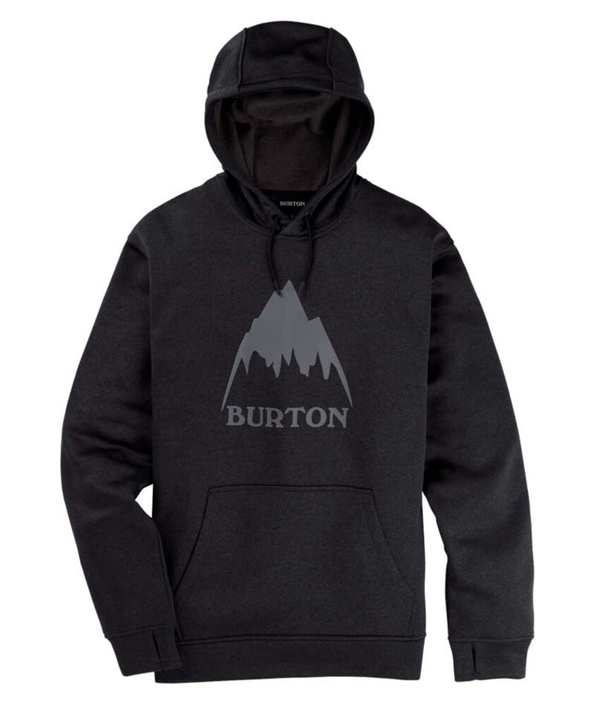 Burton Oak Pullover Hoodie - True Black Heather
