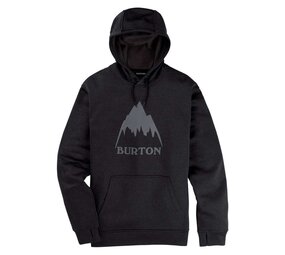 Burton Oak Pullover Hoodie - True Black Heather Burton Oak Pullover Hoodie - True Black Heather