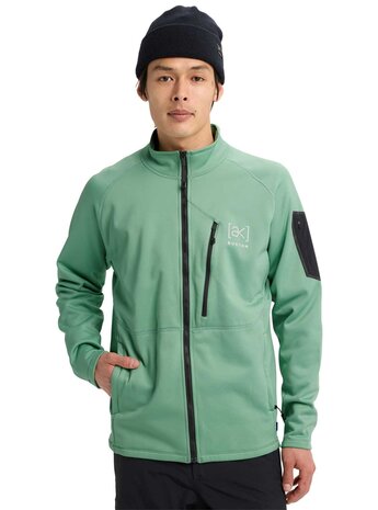 Burton [Ak] Baker Stretch Fleece Full-Zip - Soft Sage
