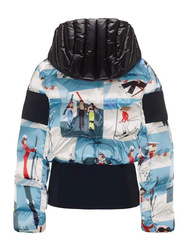 Toni Sailer Bernadette Print – Black