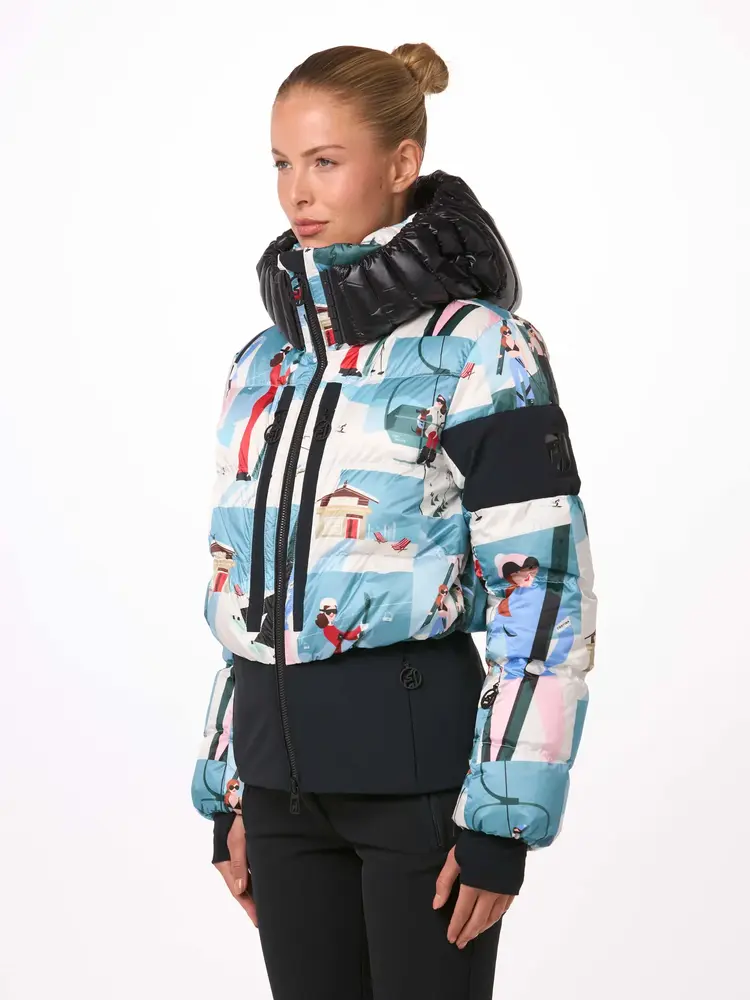 Toni Sailer Bernadette Print – Black