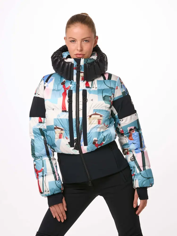 Toni Sailer Bernadette Print – Black