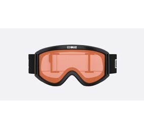 Bliz Pixie - Matte Black W white Logo – Orange Bliz Pixie - Matte Black W white Logo – Orange