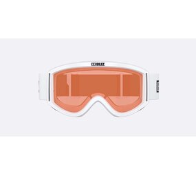 Bliz Pixie - Matte White W Black Logo – Orange Bliz Pixie - Matte White W Black Logo – Orange