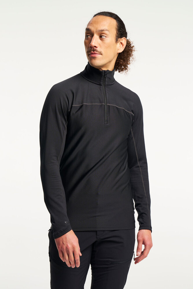Tenson Txlite Half Zip Men – Black
