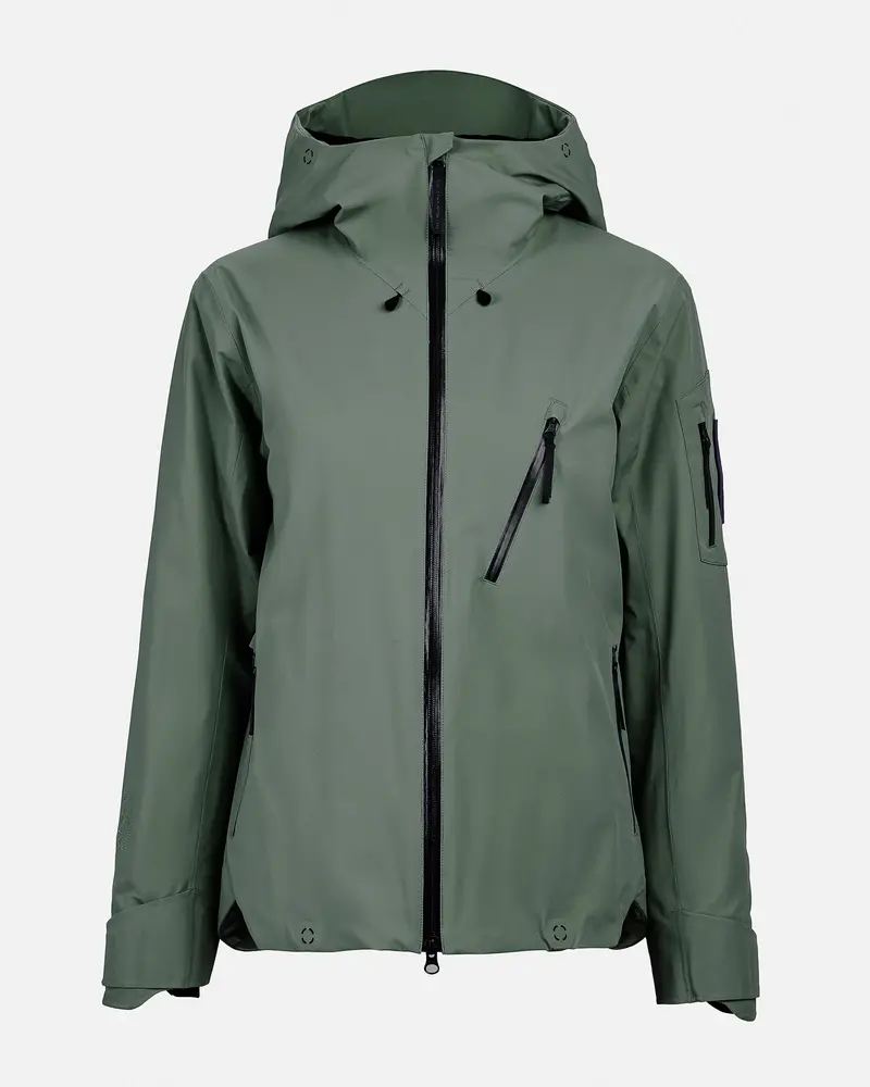 The Mountain Studio S-5 W 2L Stretch Insulated Jacket - Balsam Green The Mountain Studio S-5 W 2L Stretch Insulated Jacket - Balsam Green