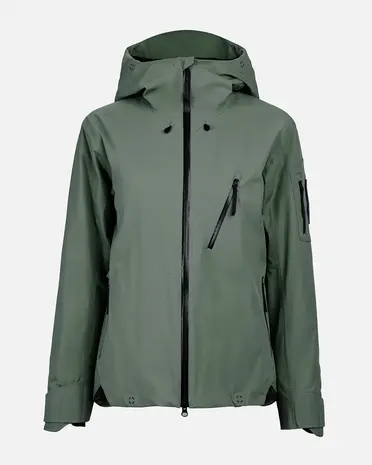 The Mountain Studio S-5 W 2L Stretch Insulated Jacket - Balsam Green The Mountain Studio S-5 W 2L Stretch Insulated Jacket - Balsam Green