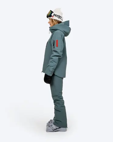 The Mountain Studio S-5 W 2L Stretch Insulated Jacket - Balsam Green The Mountain Studio S-5 W 2L Stretch Insulated Jacket - Balsam Green