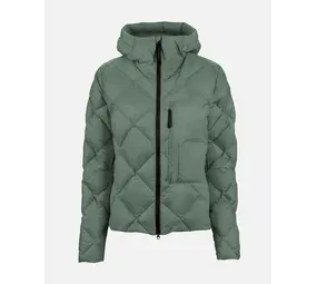 The Mountain Studio D-9 W UL Ultralight Down Hood Jacket - Balsam Green