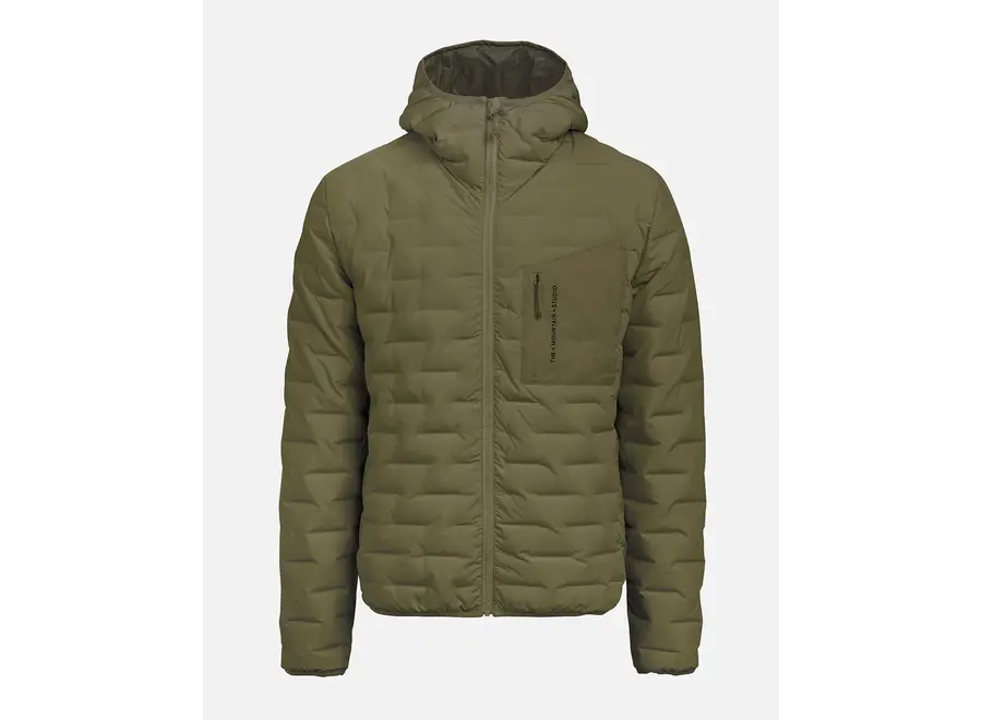 D-3 RL Reversible Light Hood Jacket - Winter Moss-Forest Green