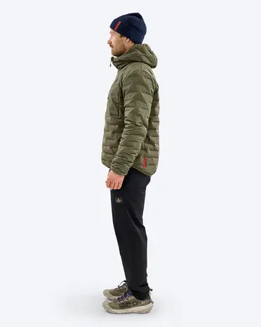 The Mountain Studio D-3 Rl Reversible Light Hood Jacket - Winter Moss-Forest Green