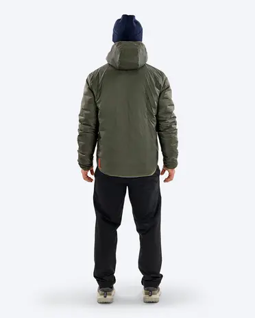 The Mountain Studio D-3 Rl Reversible Light Hood Jacket - Winter Moss-Forest Green