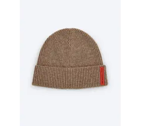 The Mountain Studio C-8 Wool Rib Beanie – Brindle