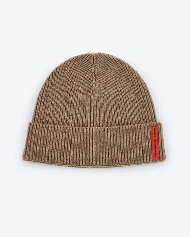 The Mountain Studio C-8 Wool Rib Beanie – Brindle