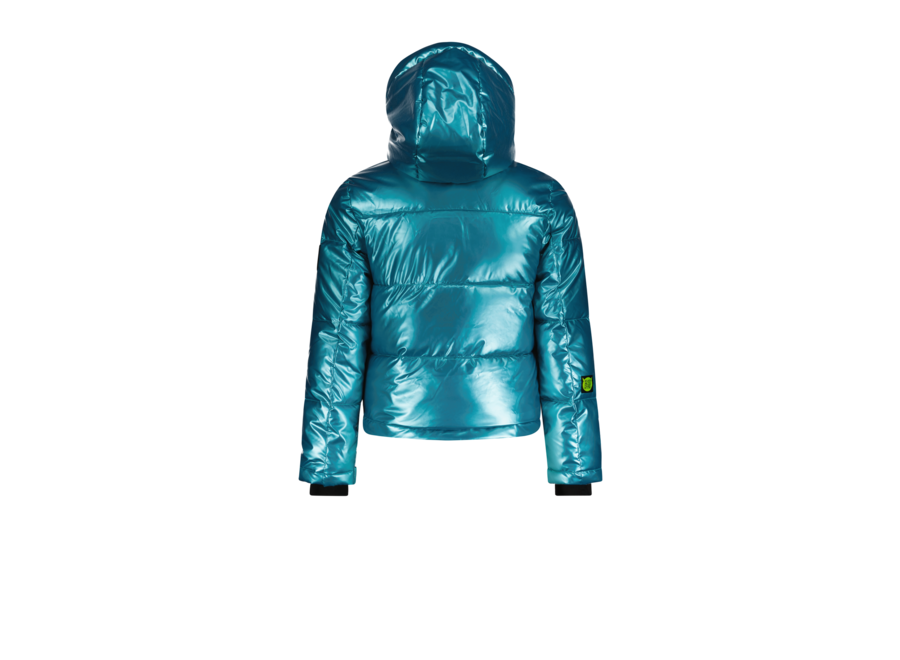 Girls Spicy Ski Jacket - Smaragd blue - 25/26