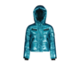 Girls Spicy Ski Jacket - Smaragd blue - 25/26