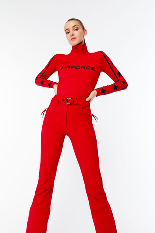 Airforce Aspen Ski Pants Star - Red/True Black