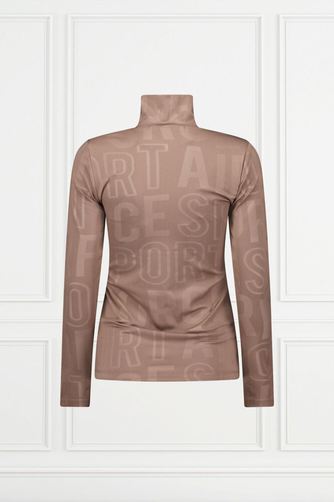 Airforce Squaw Vally Pully Outline Wording - Deep Taupe Airforce Squaw Vally Pully Outline Wording - Deep Taupe