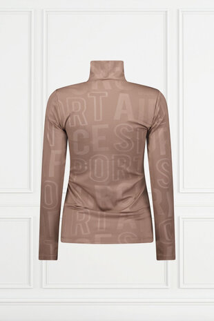 Airforce Squaw Vally Pully Outline Wording - Deep Taupe Airforce Squaw Vally Pully Outline Wording - Deep Taupe