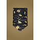 Goldbergh Puglia Neckwarmer - La Pasta Dorata Black