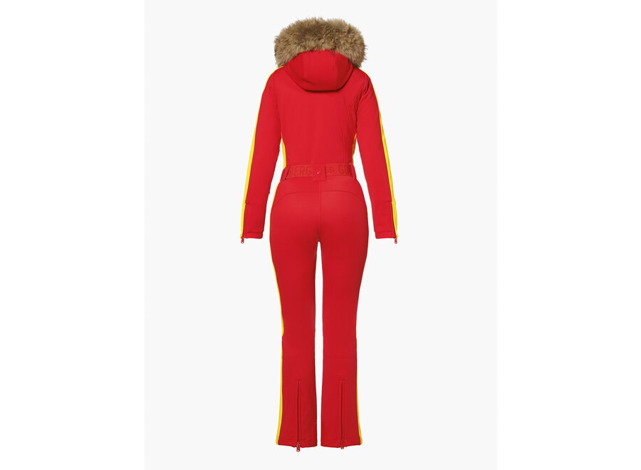 Suvi ski suit faux border