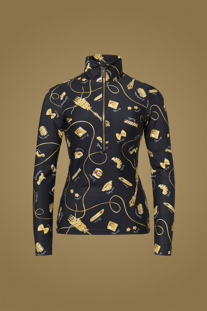 Goldbergh Farfalle Ski Pully - La Pasta Dorata Black Goldbergh Farfalle Ski Pully - La Pasta Dorata Black