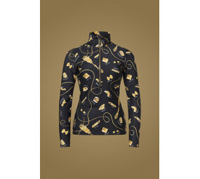 Goldbergh Farfalle ski pully - la pasta dorata black Goldbergh Farfalle ski pully - la pasta dorata black