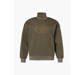 Goldbergh Sizzle turtle neck sweater - dark olive lurex melange Goldbergh Sizzle turtle neck sweater - dark olive lurex melange