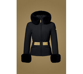 Goldbergh Prezioso ski jacket faux border – Black Goldbergh Prezioso ski jacket faux border – Black