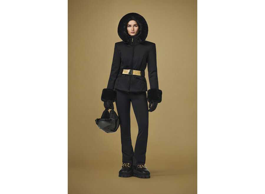 Prezioso ski jacket faux border