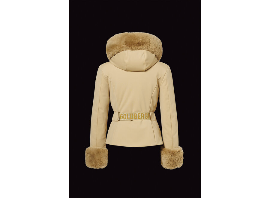 Prezioso ski jacket faux border