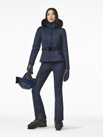 Goldbergh Hida Ski Jacket Faux Border - French Blue Goldbergh Hida Ski Jacket Faux Border - French Blue