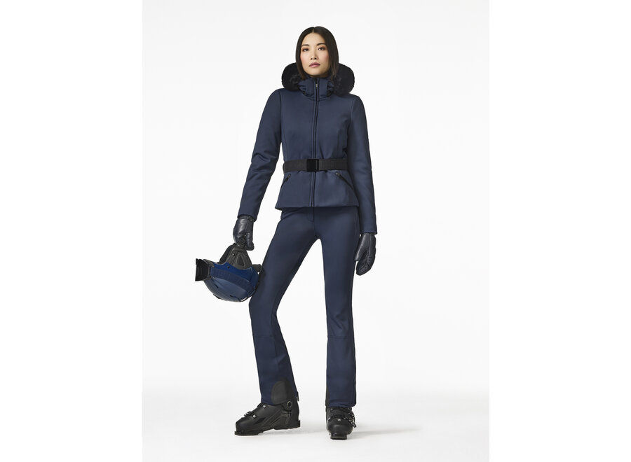 Hida ski jacket faux border