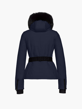 Goldbergh Hida Ski Jacket Faux Border - French Blue Goldbergh Hida Ski Jacket Faux Border - French Blue