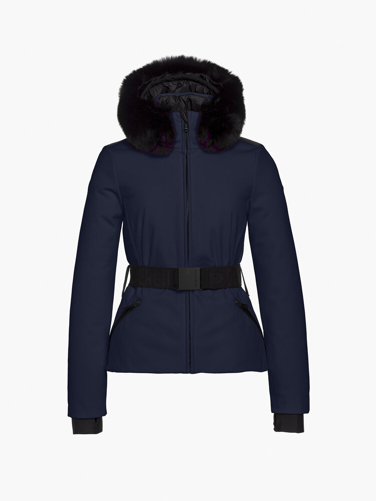 Goldbergh Hida Ski Jacket Faux Border - French Blue Goldbergh Hida Ski Jacket Faux Border - French Blue