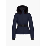 Goldbergh Hida ski jacket faux border - french blue