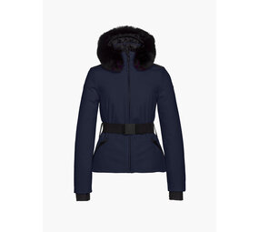 Goldbergh Hida ski jacket faux border - french blue Goldbergh Hida ski jacket faux border - french blue