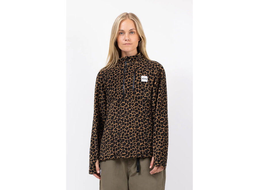 Techlight Halfzip Fleece – Leopard